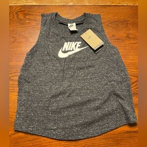 Girls NIKE tank top size XL gray. NWT